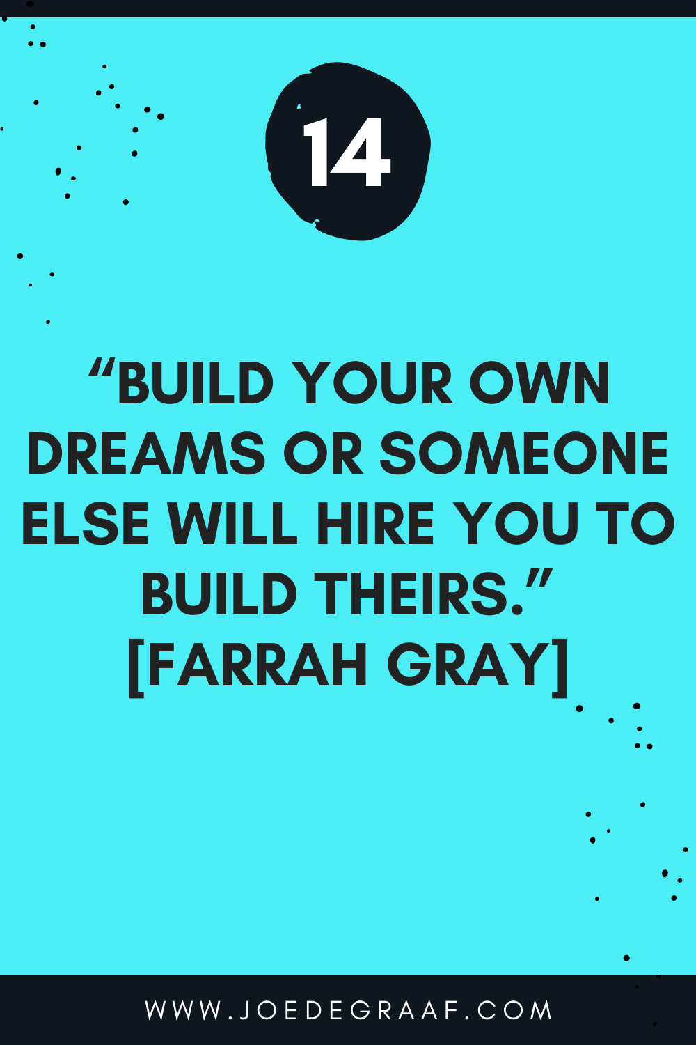 Farrah Gray motivational quote